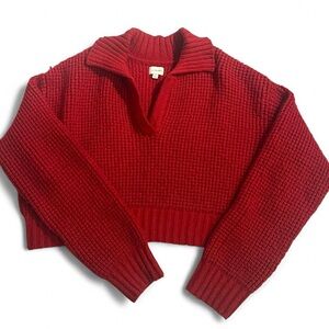 PacSun LA Hearts Deep Red Sweater